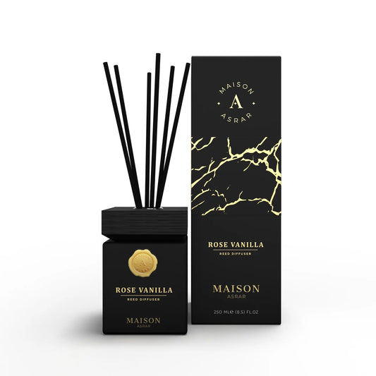 MAISON ASRAR ROSE VANILLA - REED DIFFUSER (250 ML)